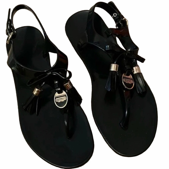 Coach Helma Jelly Thong Sandal | EUC - Picture 2 of 7